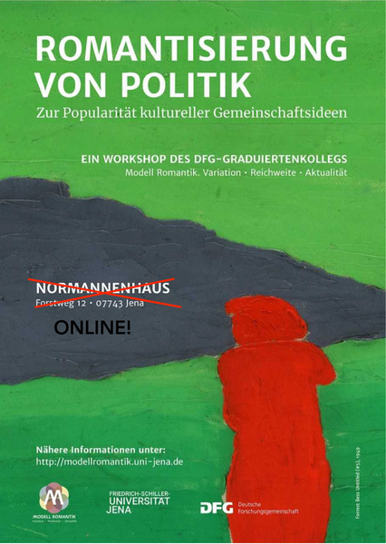 Ankündigung für den Workshop "Romantisierung von Politik"